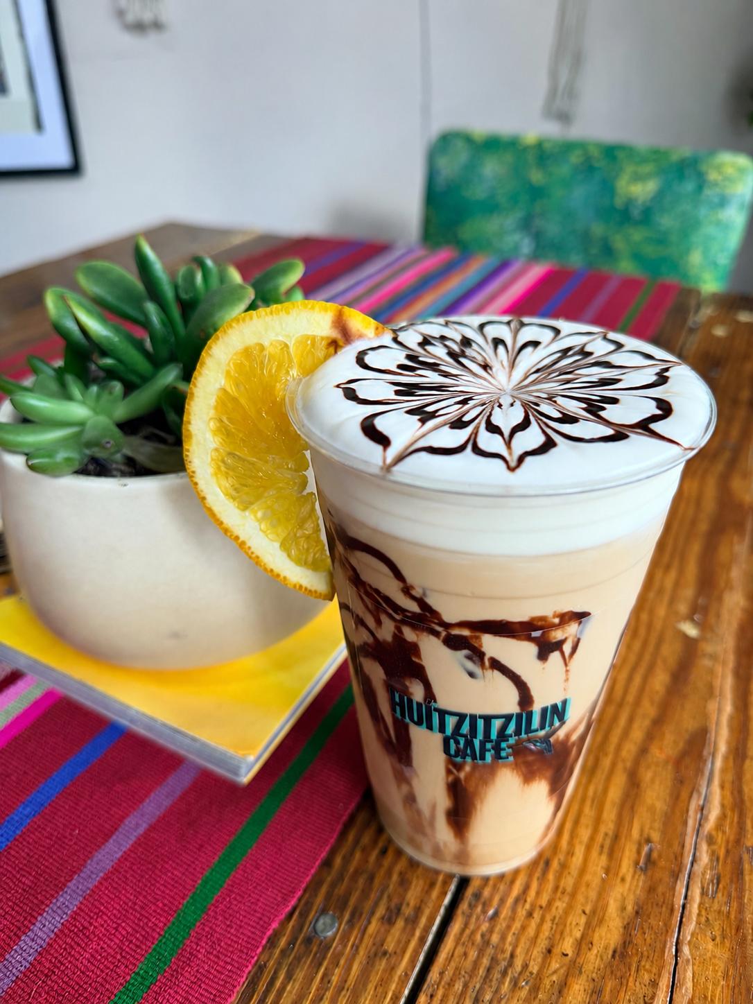 Dirty orange latte
