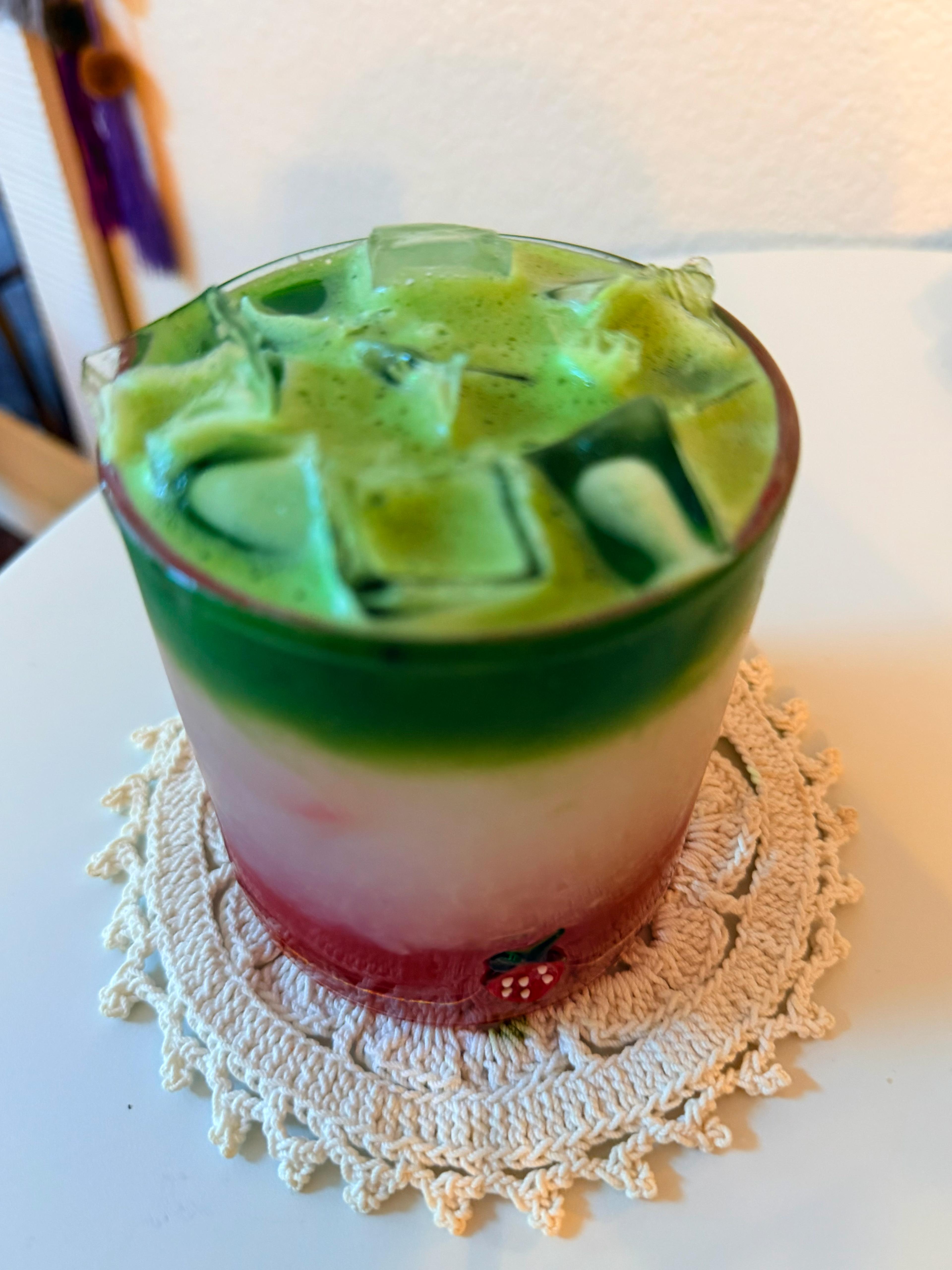 Limonada matcha fresa